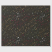 Christmas Carol Botanicals Geschenkpapier (Flach)