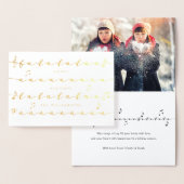 Christmas Carol Fa La Music Family Foto Folienkarte (Anzeige)