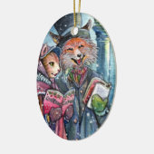 Christmas Carol Keramikornament (Links)