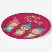 Christmas Carol Pappteller (Schrägansicht)