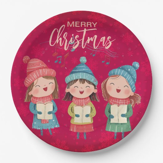 Christmas Carol Pappteller (Vorderseite)