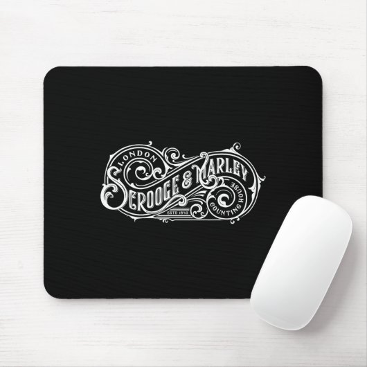 Christmas Carol Scrooge And Marley Counting House  Mousepad (Mit Mouse)