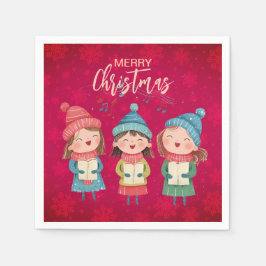 Christmas Carol Serviette