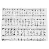 Christmas Carol Sheet Music Große Geschenktüte (Vorderseite)