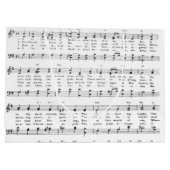 Christmas Carol Sheet Music Große Geschenktüte (Rückseite)