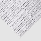 Christmas Carol Sheet Music Seidenpapier (Detail)