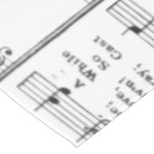Christmas Carol Sheet Music Tischdecke (Schrägansicht)
