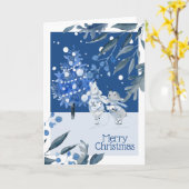 Christmas Carol Singer Mice Karte (Gelbe Blume)