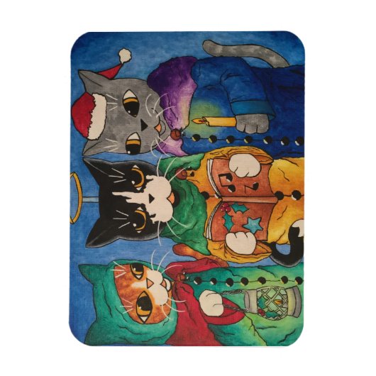 Christmas Carol Singers Magnet (Vertikal)