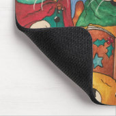 Christmas Carol Singers Mousepad (Ecke)