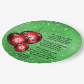 Christmas Carol Texte Long Time vor 9" Pappteller (Schrägansicht)