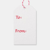 Christmas Carolers-Girls Geschenkanhänger (Rückseite)