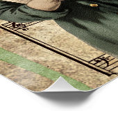 Christmas Caroling Cats Poster (Ecke)