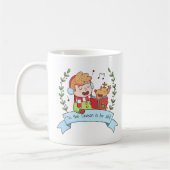Christmas Carols Boy und Reindeer Jolly Tasse (Links)