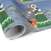 Christmas Carols Geschenkpapier (Rolleneckpunkt)