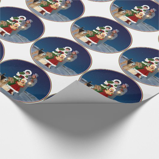 Christmas Carols Geschenkpapier (Ecke)