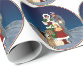 Christmas Carols Geschenkpapier (Rolleneckpunkt)