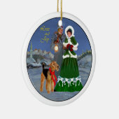 Christmas Carols Keramikornament (Rechts)