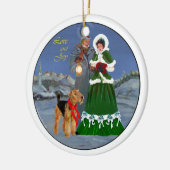Christmas Carols Keramikornament (Links)