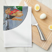 Christmas Carols Küchentuch (Viertel Falte)