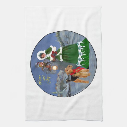 Christmas Carols Küchentuch (Vertikal)