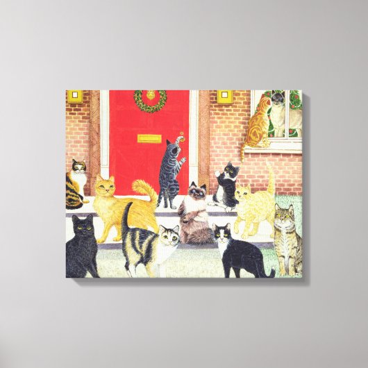 Christmas Carols Leinwanddruck (Vorderseite)