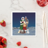 Christmas Carols Serviette (Beispiel)