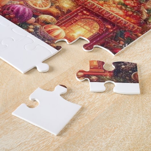 'Christmas Carousel Joy Puzzle,11" x 14", 252 Stüc Puzzle (Seite)