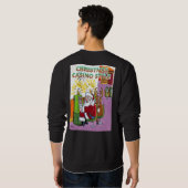 Christmas Casino Style Black Sweatshirt zurück (Schwarz voll)