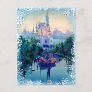 CHRISTMAS CASTLE VON SHARON SHARPE FEIERTAGSPOSTKARTE