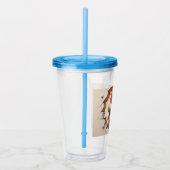 Christmas Cat 3D Acryltrinkbecher (Rechts)