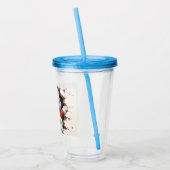 Christmas Cat 3D Acryltrinkbecher (Links)