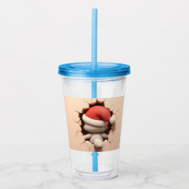 Christmas Cat 3D Acryltrinkbecher