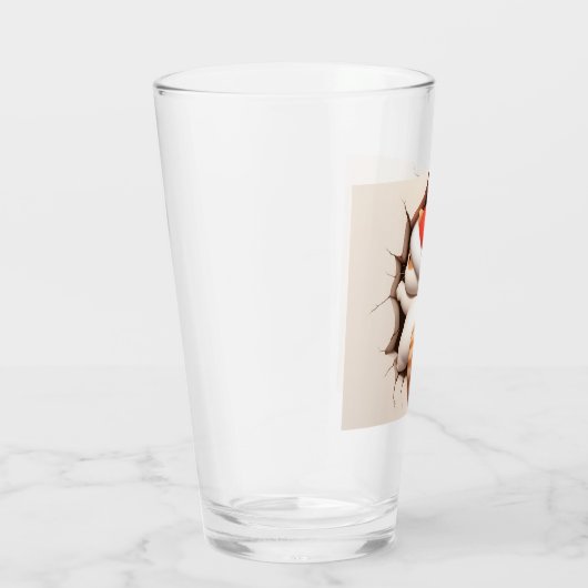 Christmas Cat 3D Glas (Rechts)