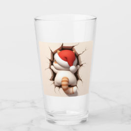 Christmas Cat 3D Glas