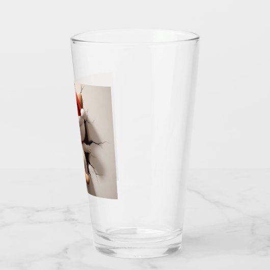 Christmas Cat 3D Glas (Links)