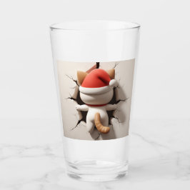 Christmas Cat 3D Glas