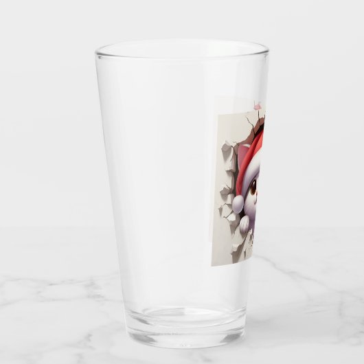 Christmas Cat 3D Glas (Rechts)