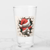 Christmas Cat 3D Glas (Vorderseite)