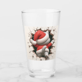 Christmas Cat 3D Glas