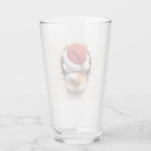 Christmas Cat 3D Glas (Rückseite)