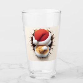 Christmas Cat 3D Glas