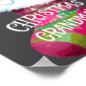 Christmas Cat _ Christmas At Grandma Cat _ Cute Ca Poster (Ecke)
