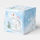 Christmas Cat Favor Box Geschenkschachtel (Vorderseite)