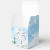 Christmas Cat Favor Box Geschenkschachtel (Geöffnet)