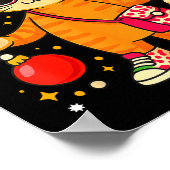 Christmas Cat For Women 6 7 Tee Meme Leopard Bow X Poster (Ecke)