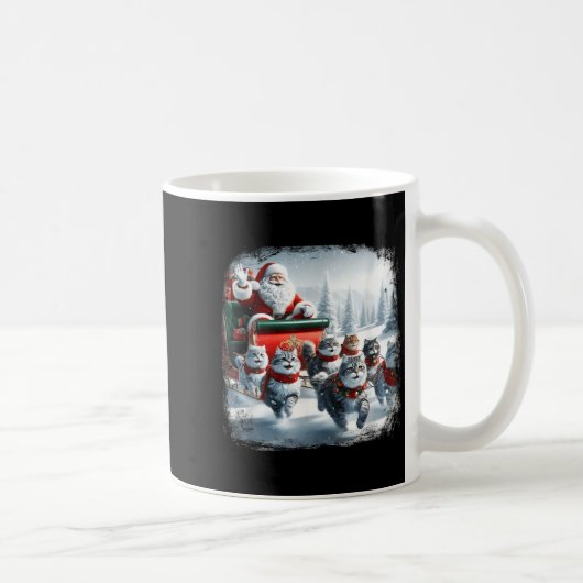 Christmas Cat Funny Cats For Everybody Xmas Men Wo Kaffeetasse (Rechts)