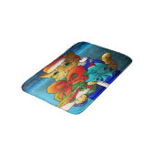 Christmas Cat Guest Badematte (Schrägansicht)