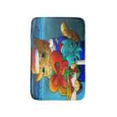 Christmas Cat Guest Badematte (Vorderseite Vertikal)