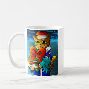 Christmas Cat Guest Kaffeetasse